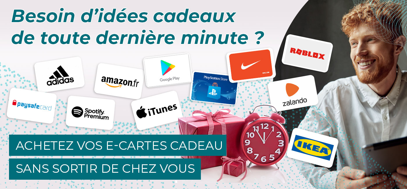 Achetez vos cartes cadeaux sur beCHARGE