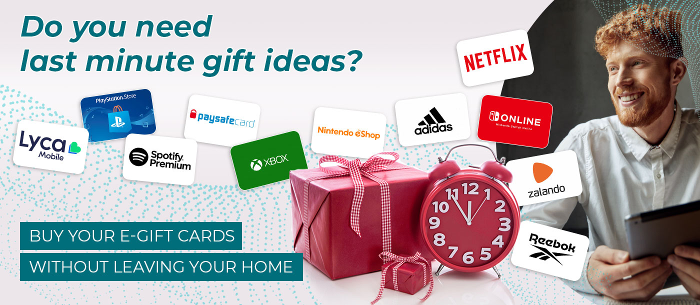 Buy giftcards on beCHARGE